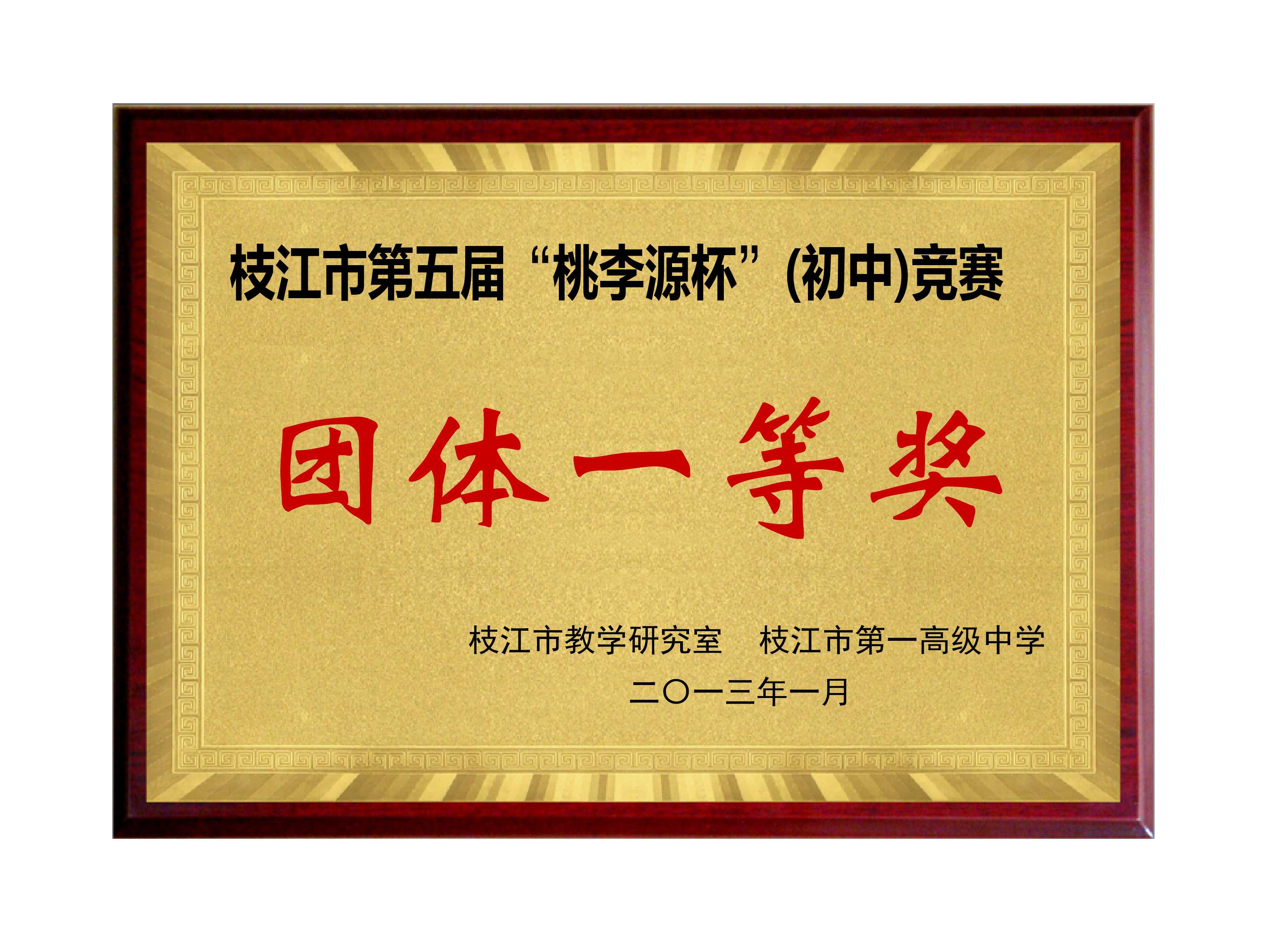荣誉证书 1